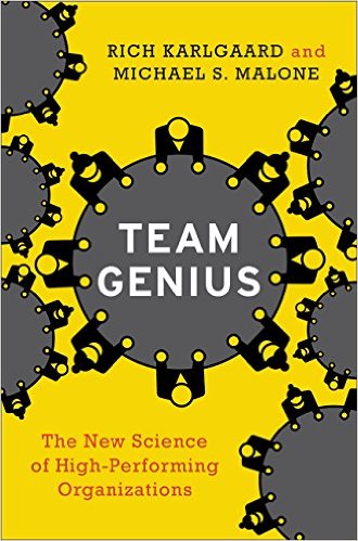 Draye Redfern's Book of the Week - Team Genius by Rich Karlgaard and Michael S. Malone